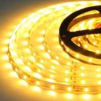 Светодиодная лента теплый белый цвет B-LED 3528-60 R IP65 герметичная, 1м